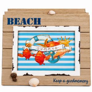 Portarretrato Decorativo "Beach"26 x 22 cm