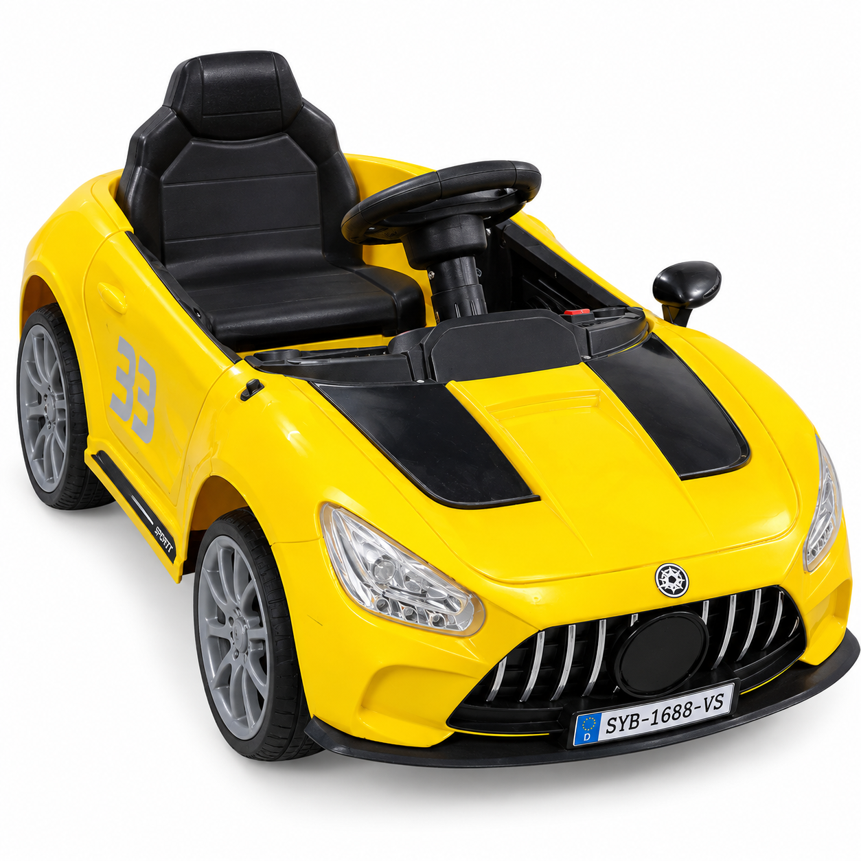 Carro eléctrico deportivo montable para niños