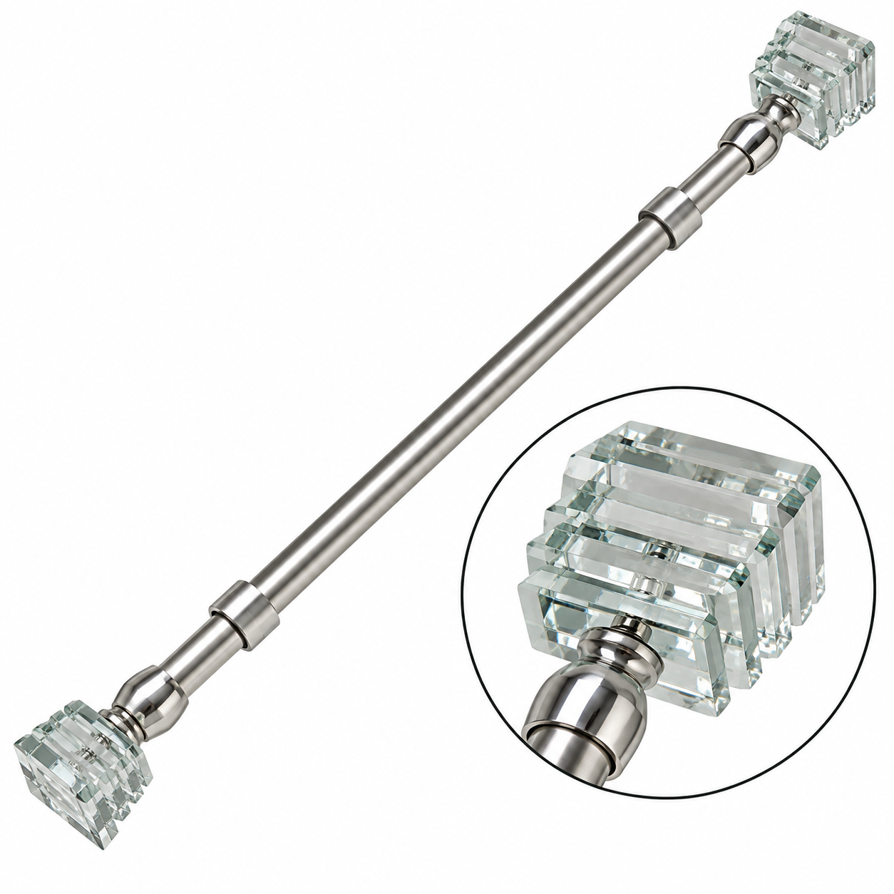 Cortinero extensible cromado de 1.60 a 3.00 metros – H&N