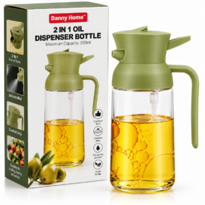 Aceitera 2 en 1 con rociador spray – 550 ml