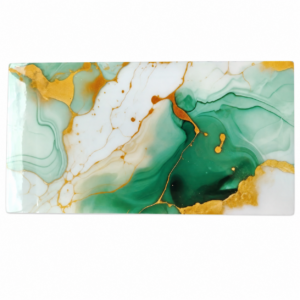 Lámina decorativa autoadhesiva tipo mármol para pared 30 × 60 cm