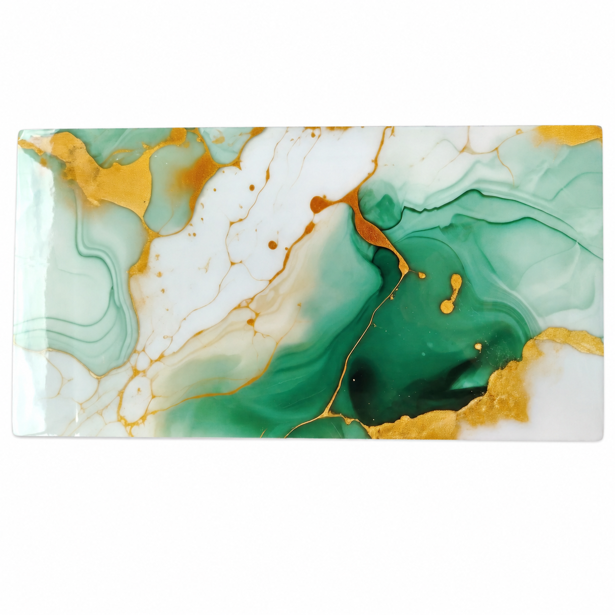 Lámina decorativa autoadhesiva tipo mármol para pared 30 × 60 cm