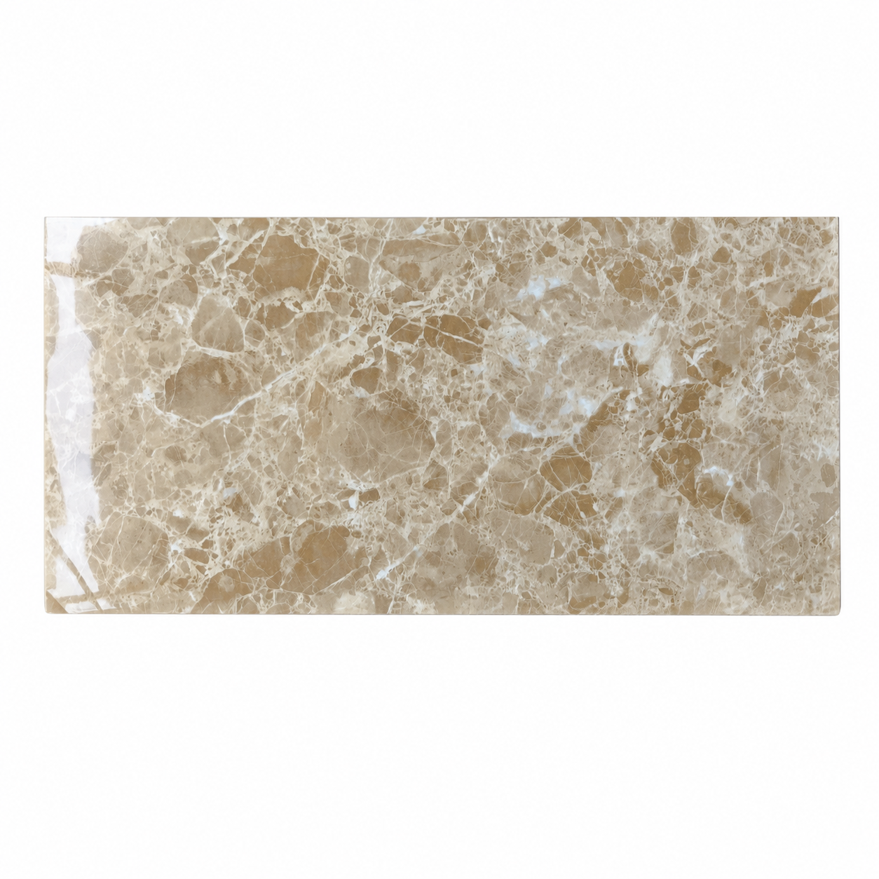 Lámina decorativa autoadhesiva tipo mármol para pared 30 × 60 cm