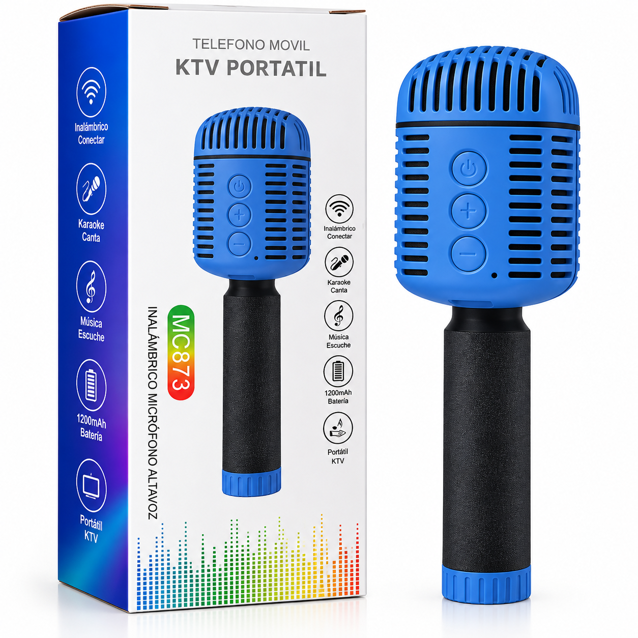Micrófono inalámbrico con altavoz MC873 (KTV portátil)